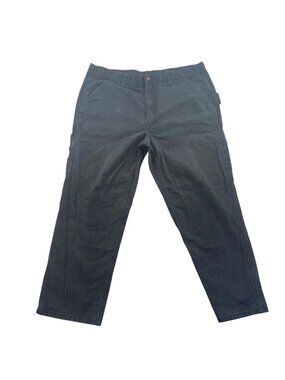 Brahma Mens Cargo Pants Size 42x32 Black Relaxed Straight Leg Stretch Classic